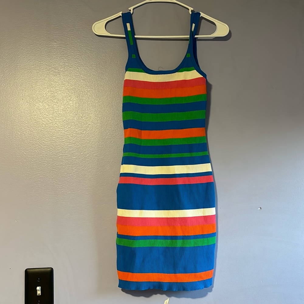 Dry Goods Mini Striped Tank Top Dress